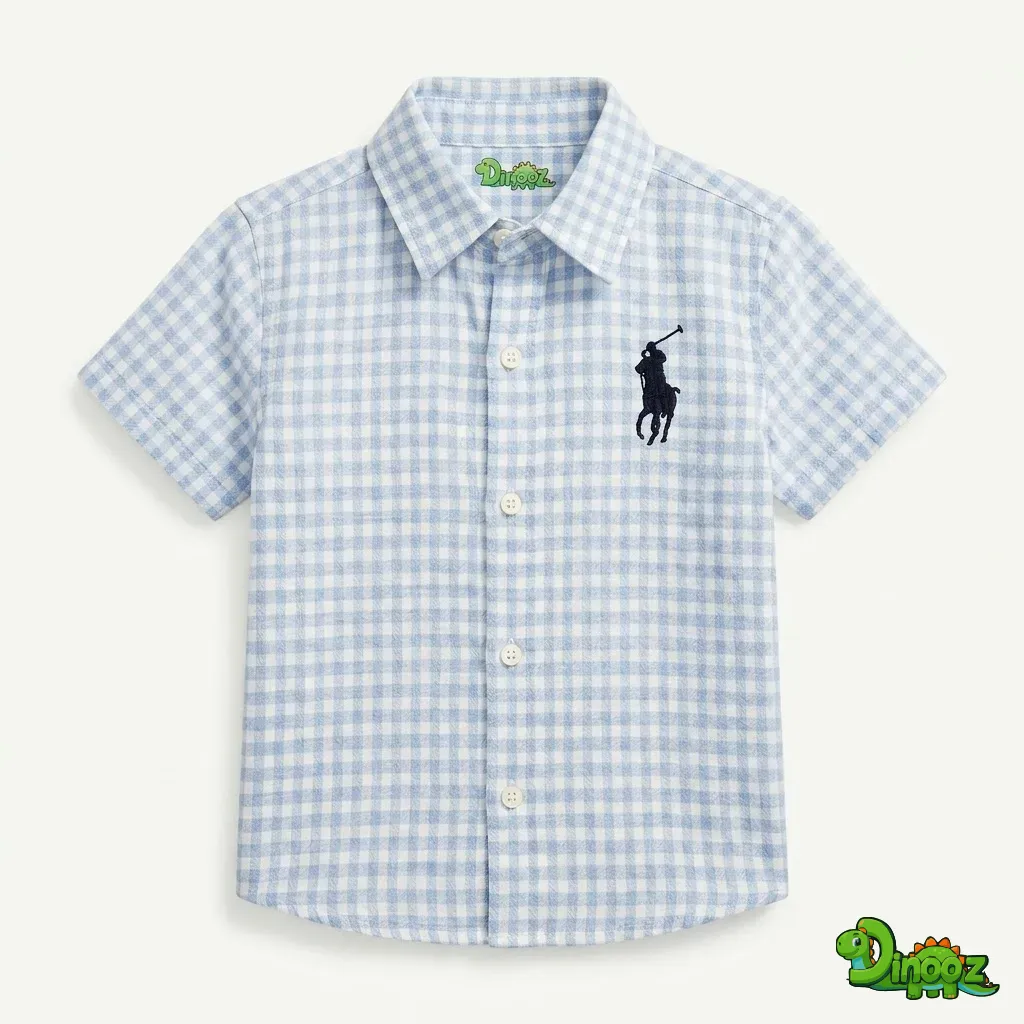 Baby Gingham Shirt & Shorts Set